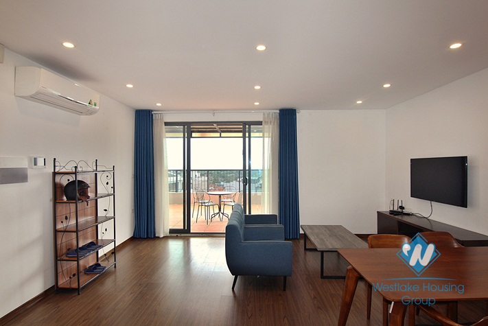 A new 2 bedroom apartment with huge balcony for rent in To ngoc van